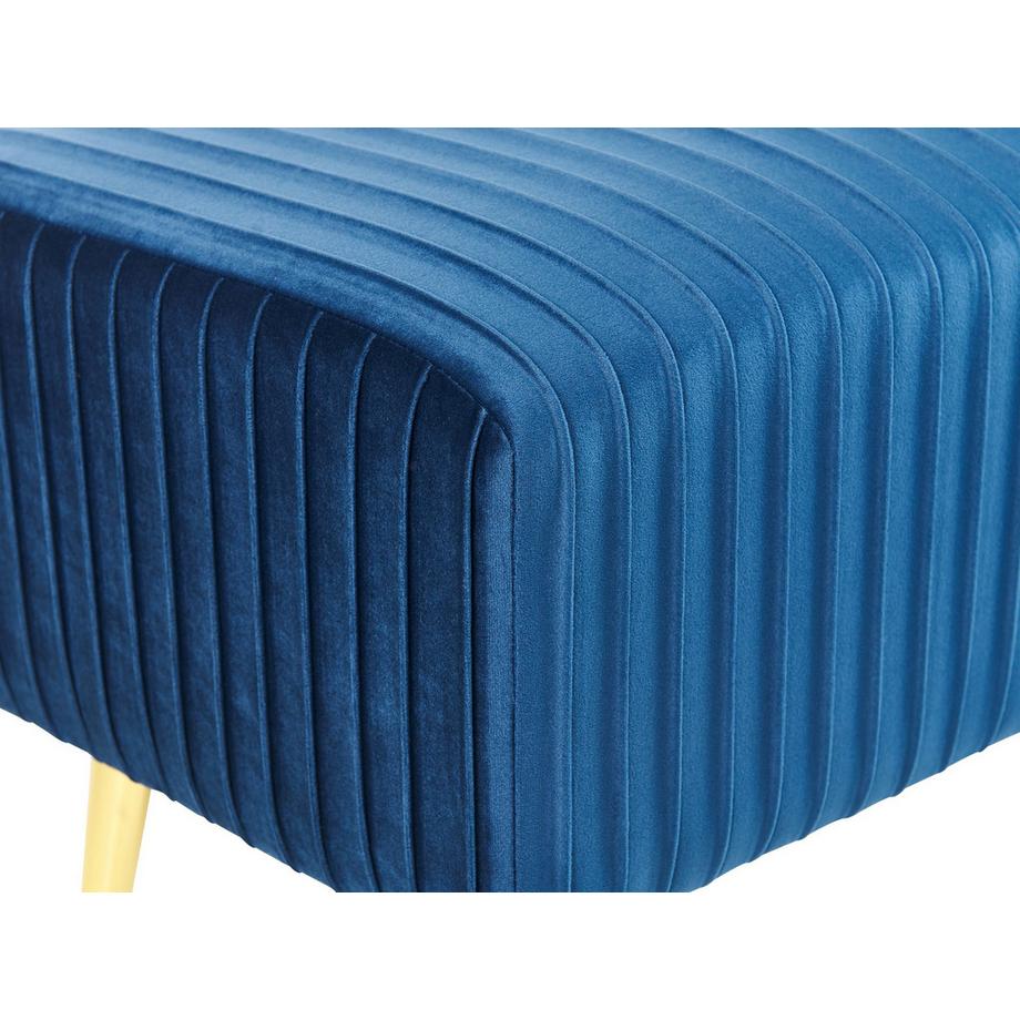 Beliani Polsterbank aus Samtstoff Glamourös PATERSON  