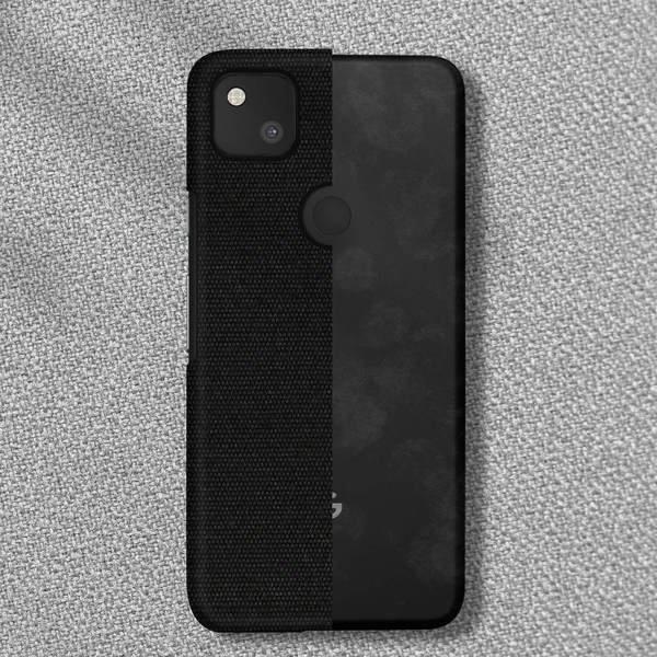 Avizar  Stoffhülle Google Pixel 4A Schwarz 