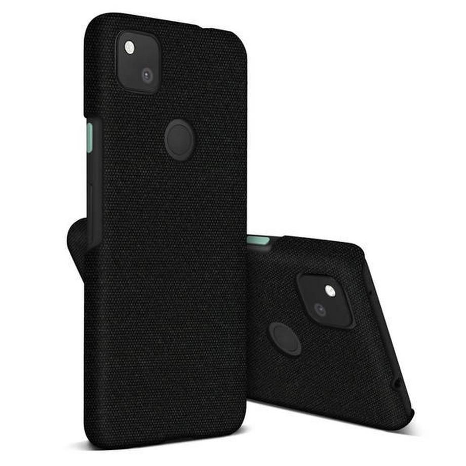 Avizar  Stoffhülle Google Pixel 4A Schwarz 
