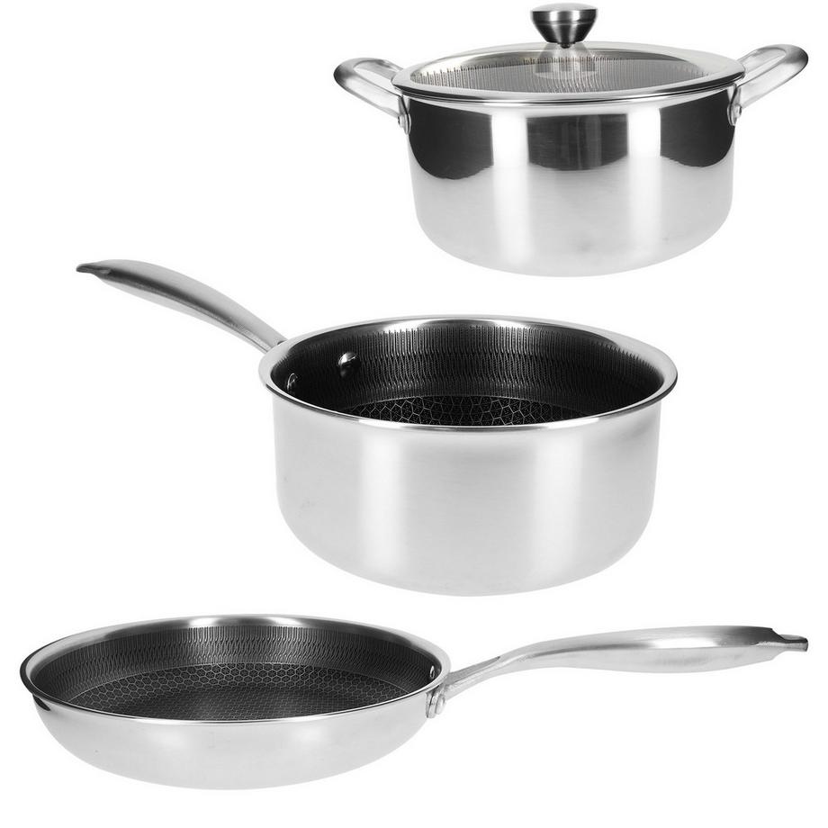 Cheffinger Kochset Inox Premium 10-teilig  