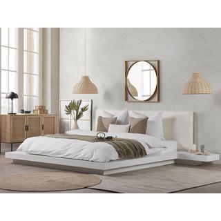 Beliani Bett mit Lattenrost aus MDF-Platte Modern ZEN  