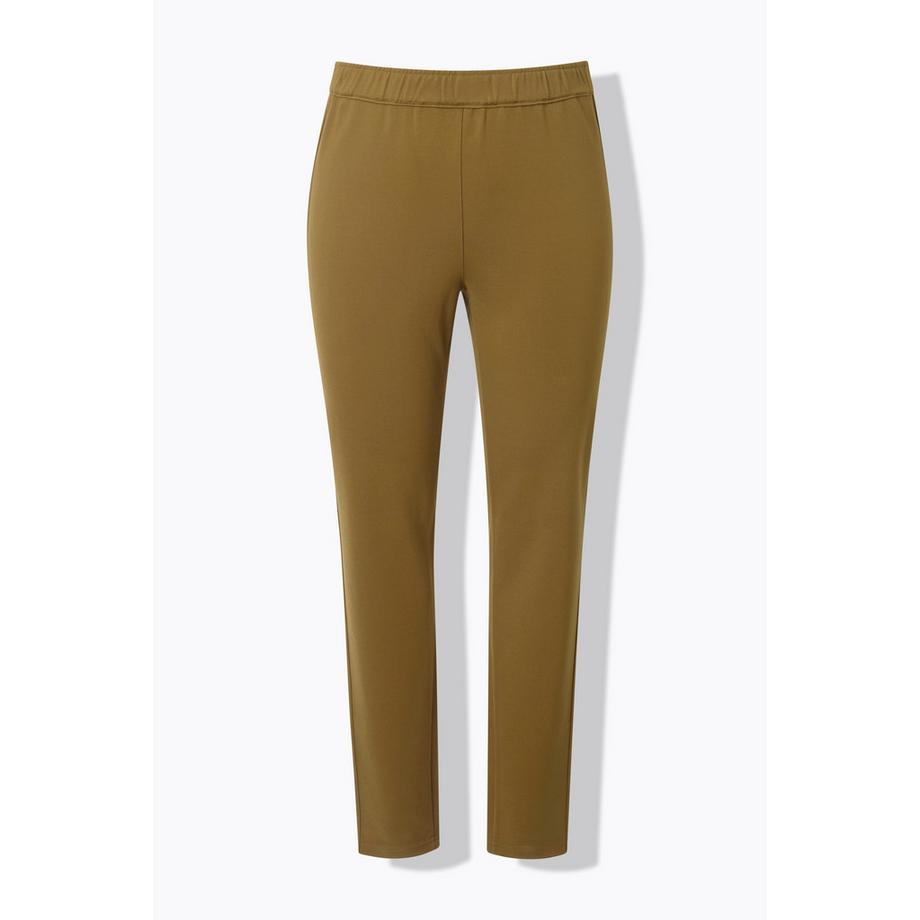 Ulla Popken Sienna Pantalon Punto Coupe Slim Taille Élastique  