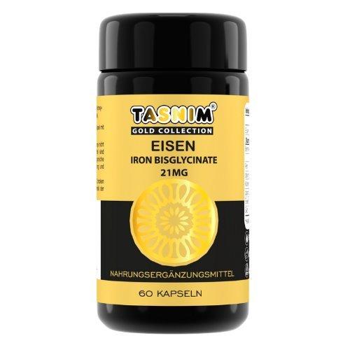 Tasnim  Fer 21mg - Bisglycinate de Fer - 60 Gélules 