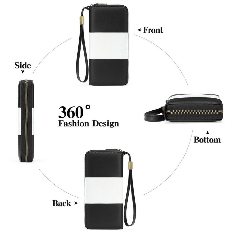 Only-bags.store Kartenetui Brieftasche mit großer Kapazität RFID-blockierende Handy-Handgelenkstasche  