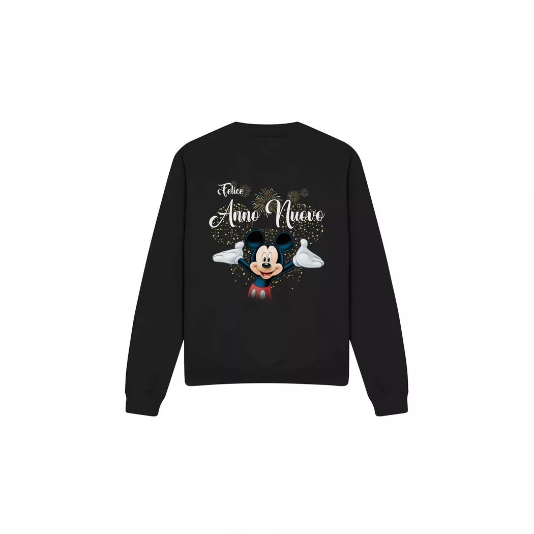 Disney - Italian Sweatshirt Neujahr, für Herren, Schwarz, Größe XL