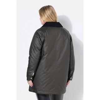 Studio Untold Giacca Spalmata Linea A Collo in Velluto a Coste Stile Britannico  