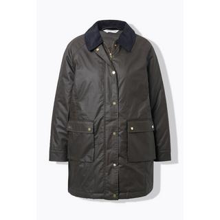 Studio Untold Giacca Spalmata Linea A Collo in Velluto a Coste Stile Britannico  