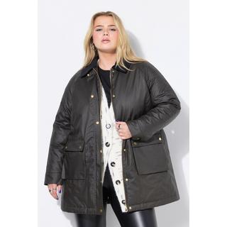 Studio Untold Giacca Spalmata Linea A Collo in Velluto a Coste Stile Britannico  