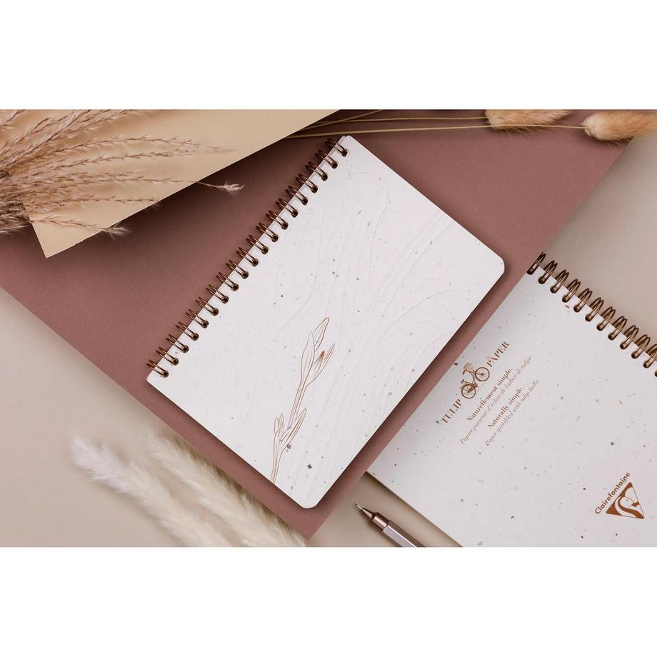 Clairefontaine Quaderno a Spirale Tulipano x8  