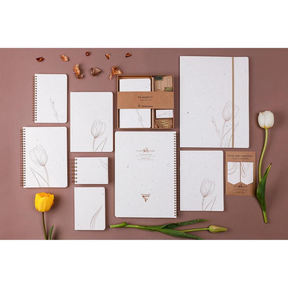 Clairefontaine Quaderno a Spirale Tulipano x8  