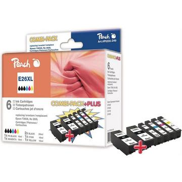 Kit d'encre Epson No. 26XL / T2636 BK, C, M, Y