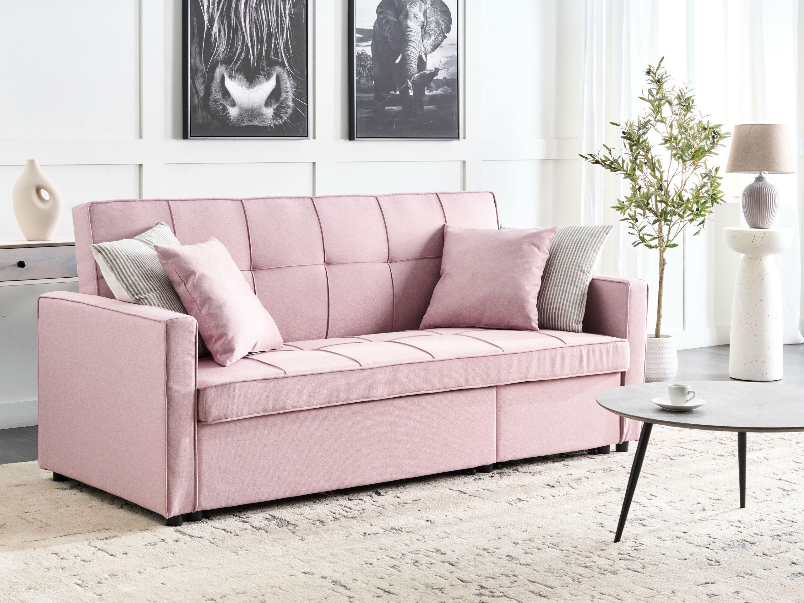 Beliani Schlafsofa aus Polyester Modern GLOMMA  