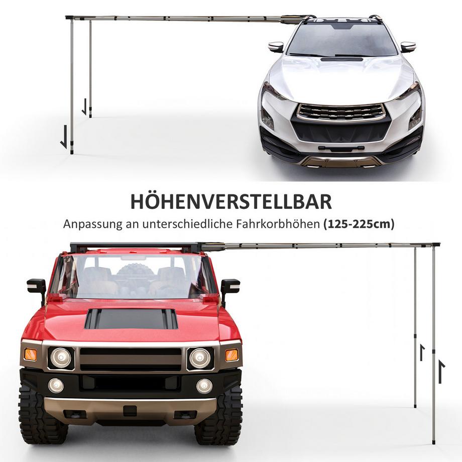 Outsunny  Sonnensegel Wohnwagen 