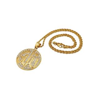 HEBE JEWELS  Lettere arabe, collana con ciondolo, STILE HIP-HOP 