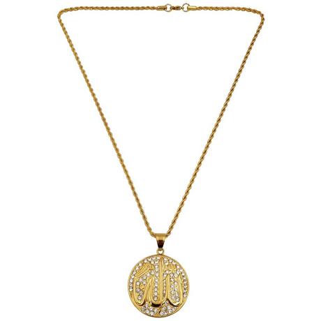 HEBE JEWELS  Lettere arabe, collana con ciondolo, STILE HIP-HOP 