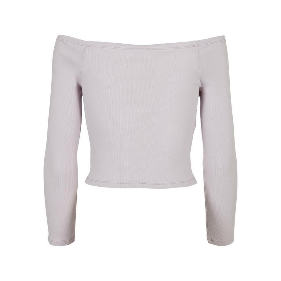 URBAN CLASSICS Schulterfreies Langarmshirt  