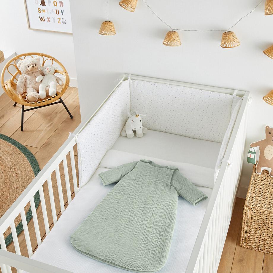 Gigoteuse manches amovibles gaze de coton