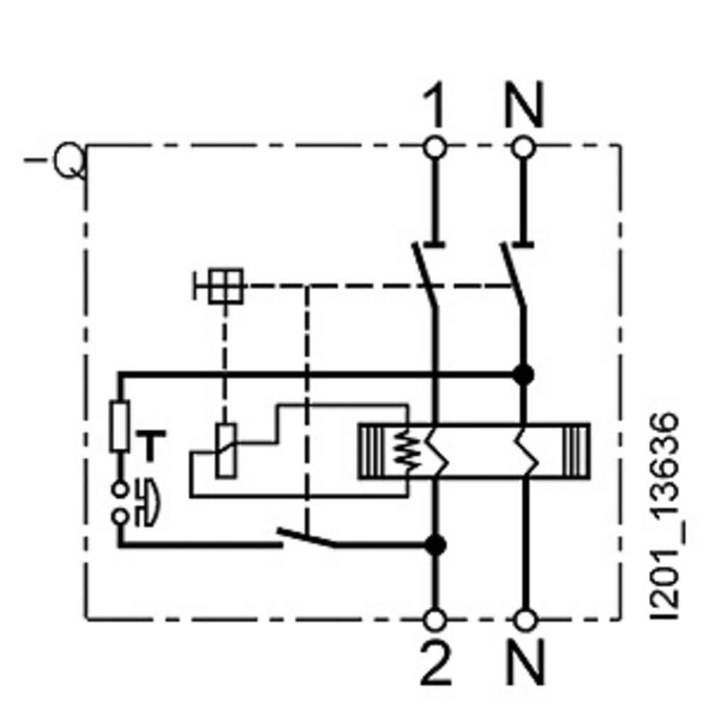 Siemens  Disjoncteur différentiel, 2 pôles, type A, entrée, 16 A, 10 ma, Un AC 230 V 