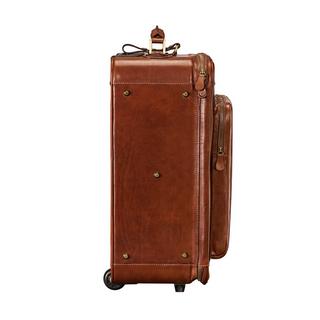 Maxwell Scott  Piazzale - Leder Trolley Reisetasche 