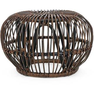 mutoni Table d'appoint de jardin Pouf Doradal croco  