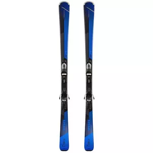 Ski Herren mit Bindung Piste - Boost 500 schwarz/blau
