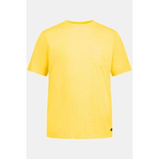 JP1880  T-shirt con taschino, scollo a girocollo e mezze maniche 