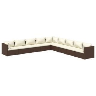 VidaXL Garten-lounge-set poly-rattan  