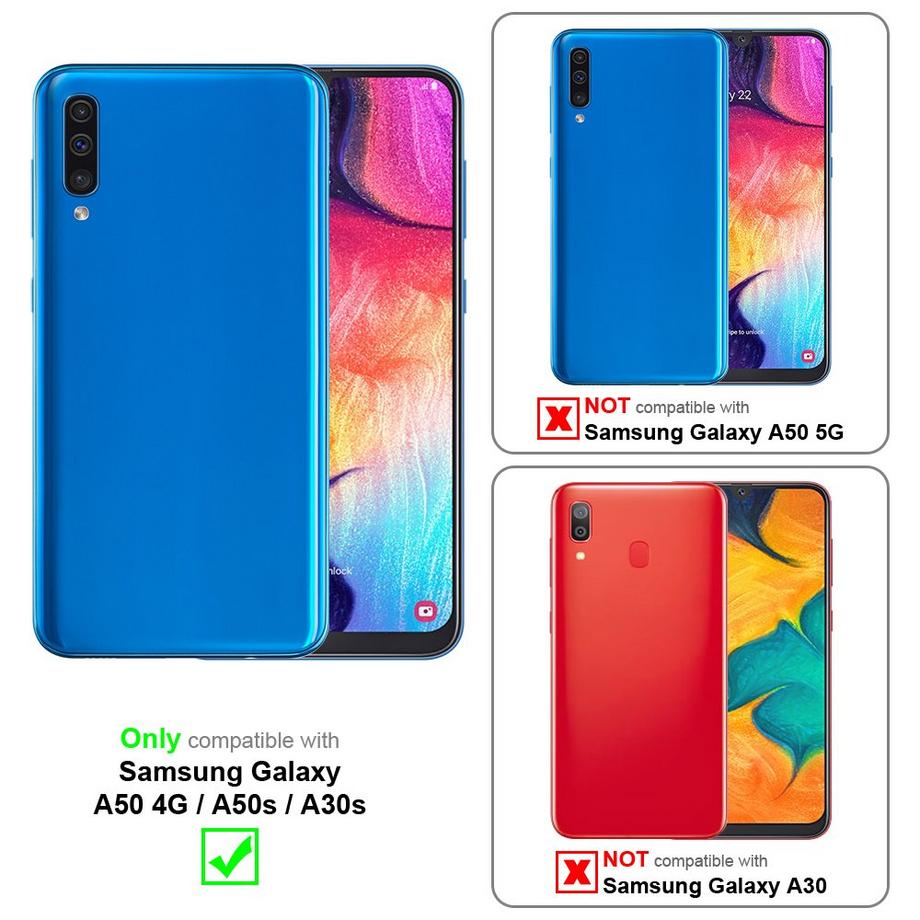Cadorabo  Hülle für Samsung Galaxy A50 4G  A50s  A30s Magnetverschluss, Standfunktion 