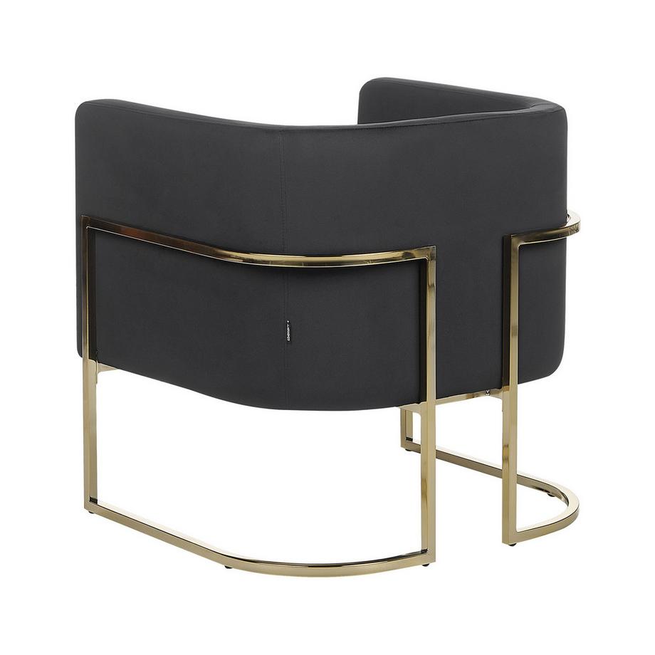 Beliani Sessel aus Samtstoff Glamourös SIRKKA  