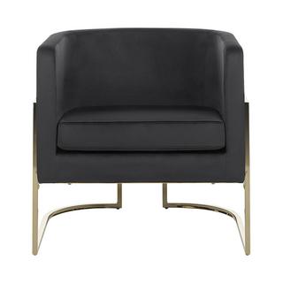 Beliani Fauteuil en Velours Glamour SIRKKA  