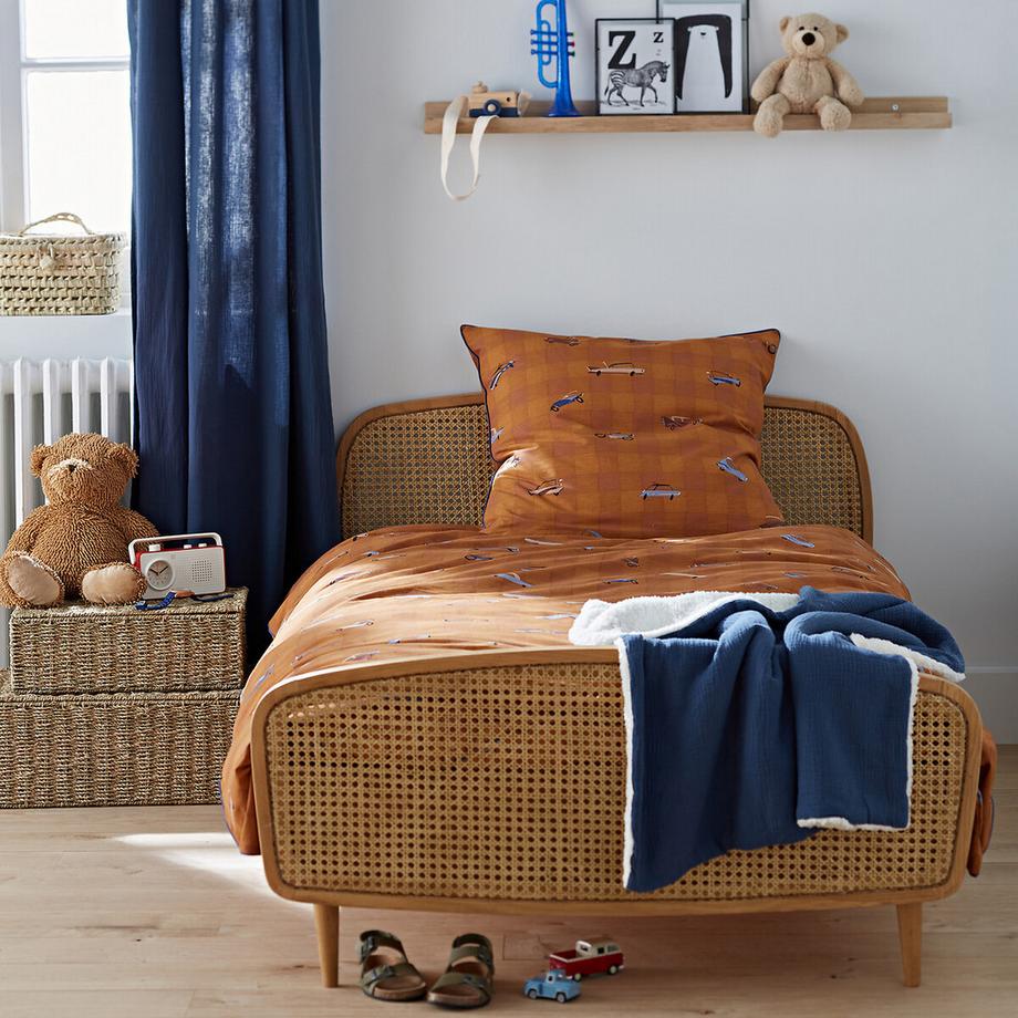 La Redoute Intérieurs Dessus de lit Kumla Polaire Teddy et Mousseline  