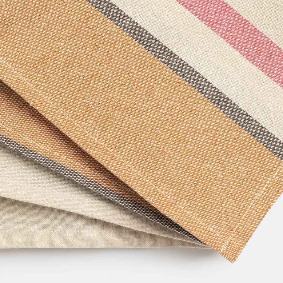 La Redoute Intérieurs Serviettes de table coton lavé tissé-teint  