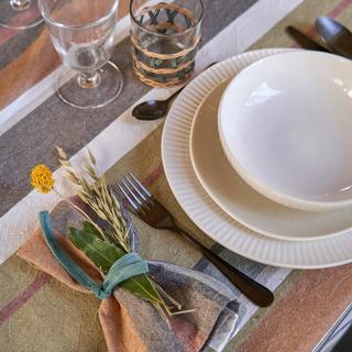 La Redoute Intérieurs Servietten aus gewaschener Baumwolle gewebt-gefärbt  