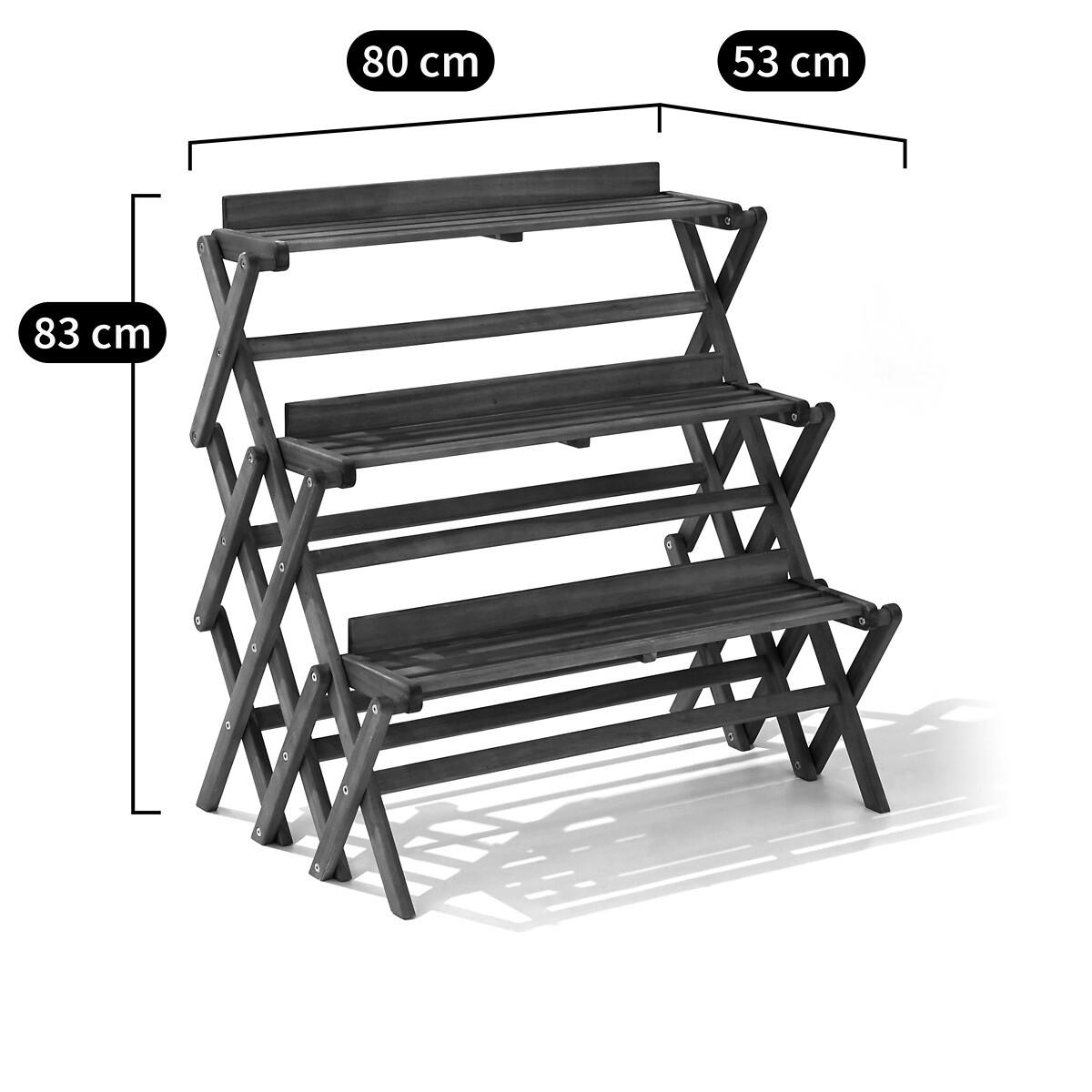 La Redoute Intérieurs Etagère de jardin 3 niveaux pliable  