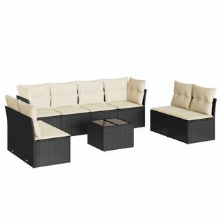 VidaXL set divano da giardino Polirattan  