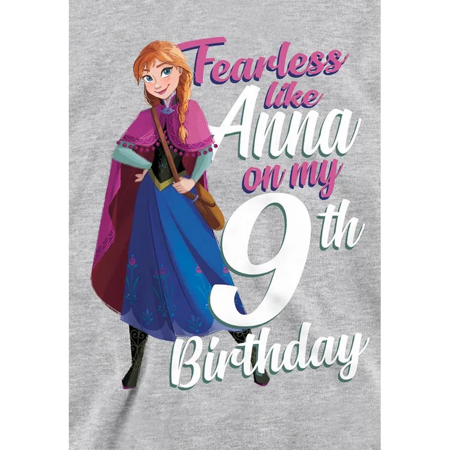 FROZEN  Sweat À Capuche 9ème Anniversaire Fearless Like Anna 