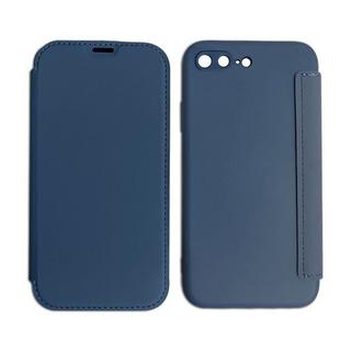 mobileup  FlipCase in Lederoptik iPhone 7 Plus  8 Plus - Dark Blue 