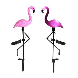 Northio Lampes de jardin alimentées par cellules solaires - Flamingo - 3 pcs  