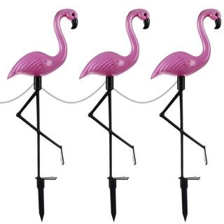 Northio Lampes de jardin alimentées par cellules solaires - Flamingo - 3 pcs  