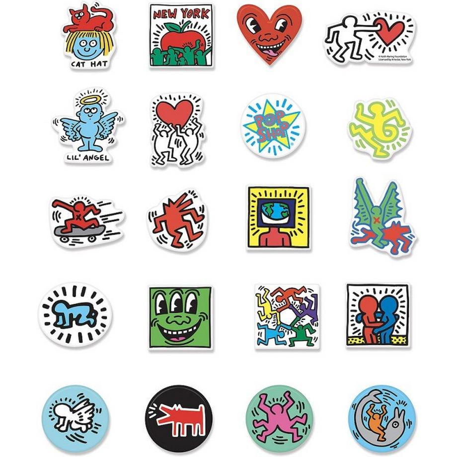 Vilac  Box mit 20 Magneten - Keith Haring, Vilac 