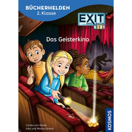 EXIT® - Das Buch, Bücherhelden 2. Klasse, Das Geisterkino Kessel, Carola von; Brand, Inka; Markus, Brand,; Böhm, Michael (Illustrationen) Copertina rigida 