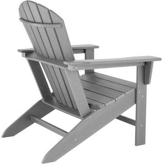 Tectake Chaise de jardin avec repose-pieds  
