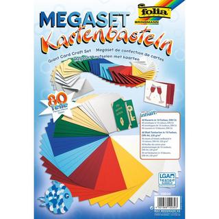 Folia  Blankokarte Megaset Kartenbasteln 