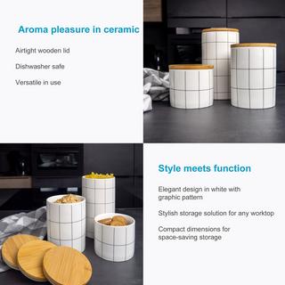 Intirilife Vorratsdose aus Keramik  