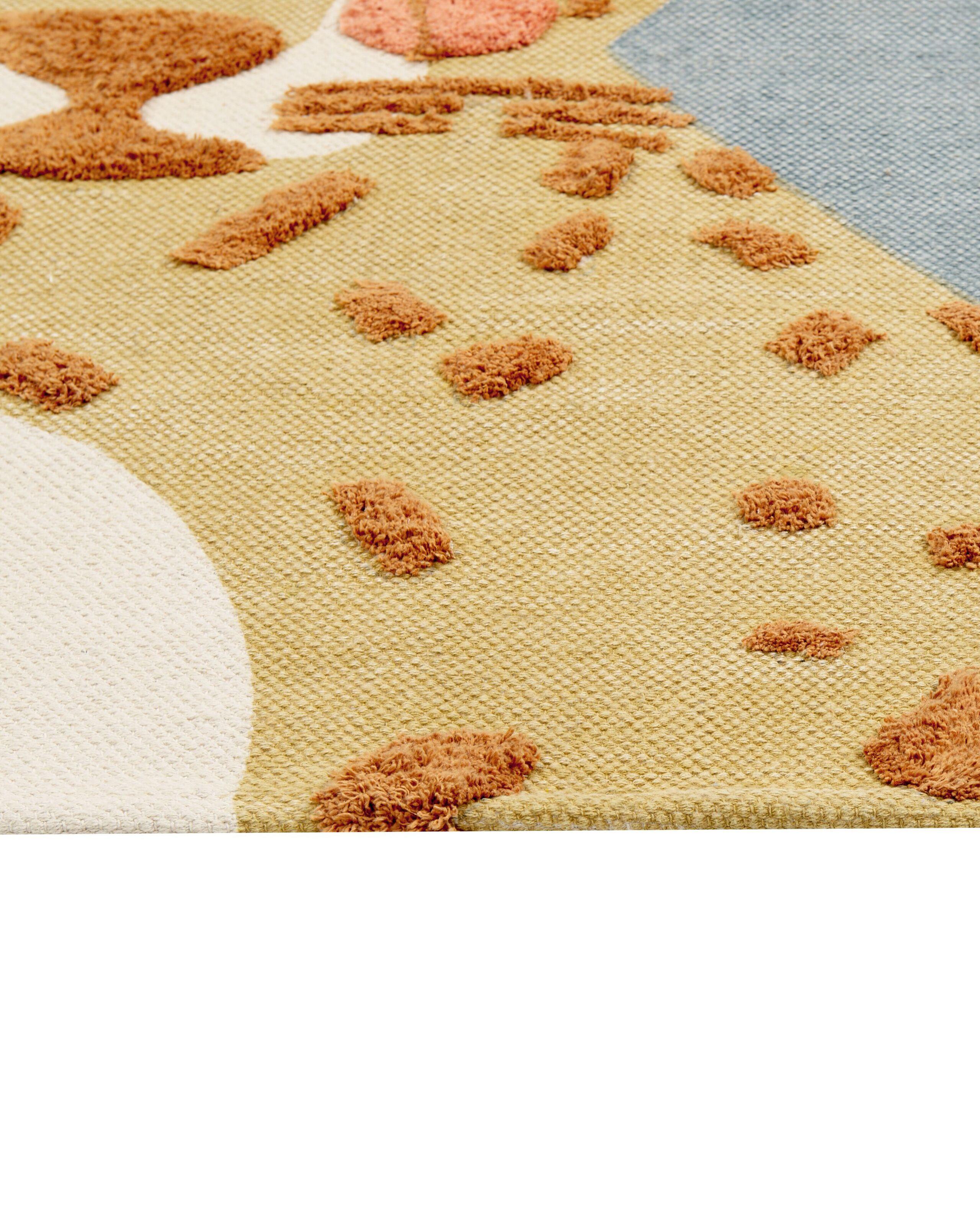 Beliani Tapis enfant en Coton Traditionnel TANGSE  