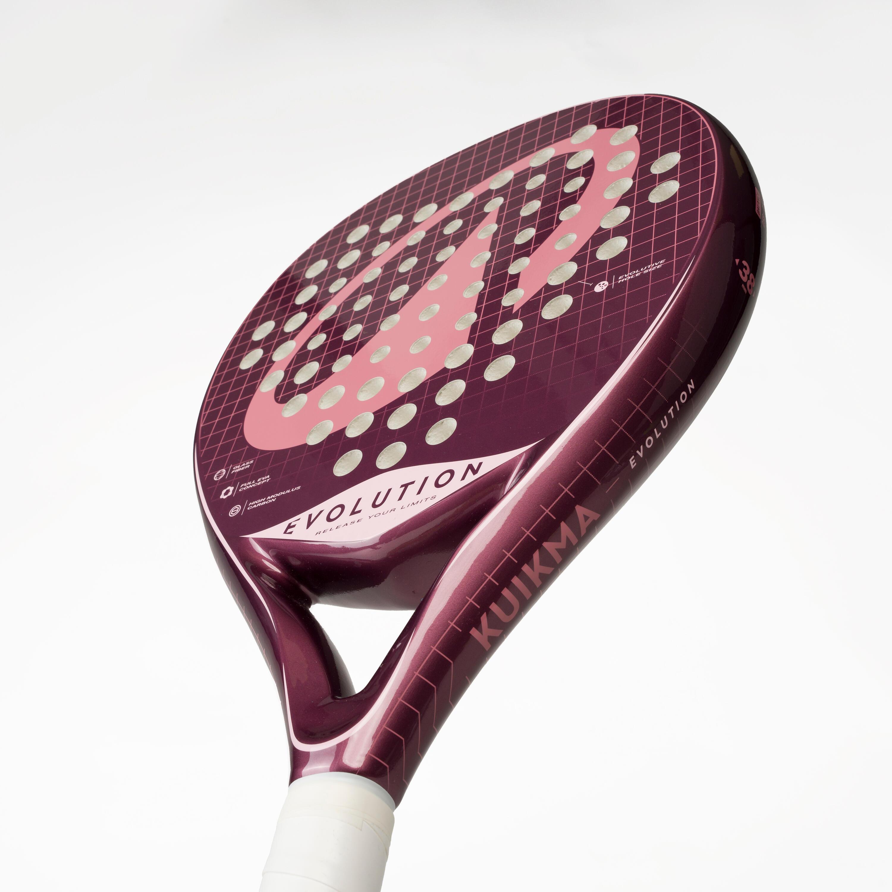 KUIKMA  Raquette de padel enfant 9 à 12 ans polyvalente fibre de verre 