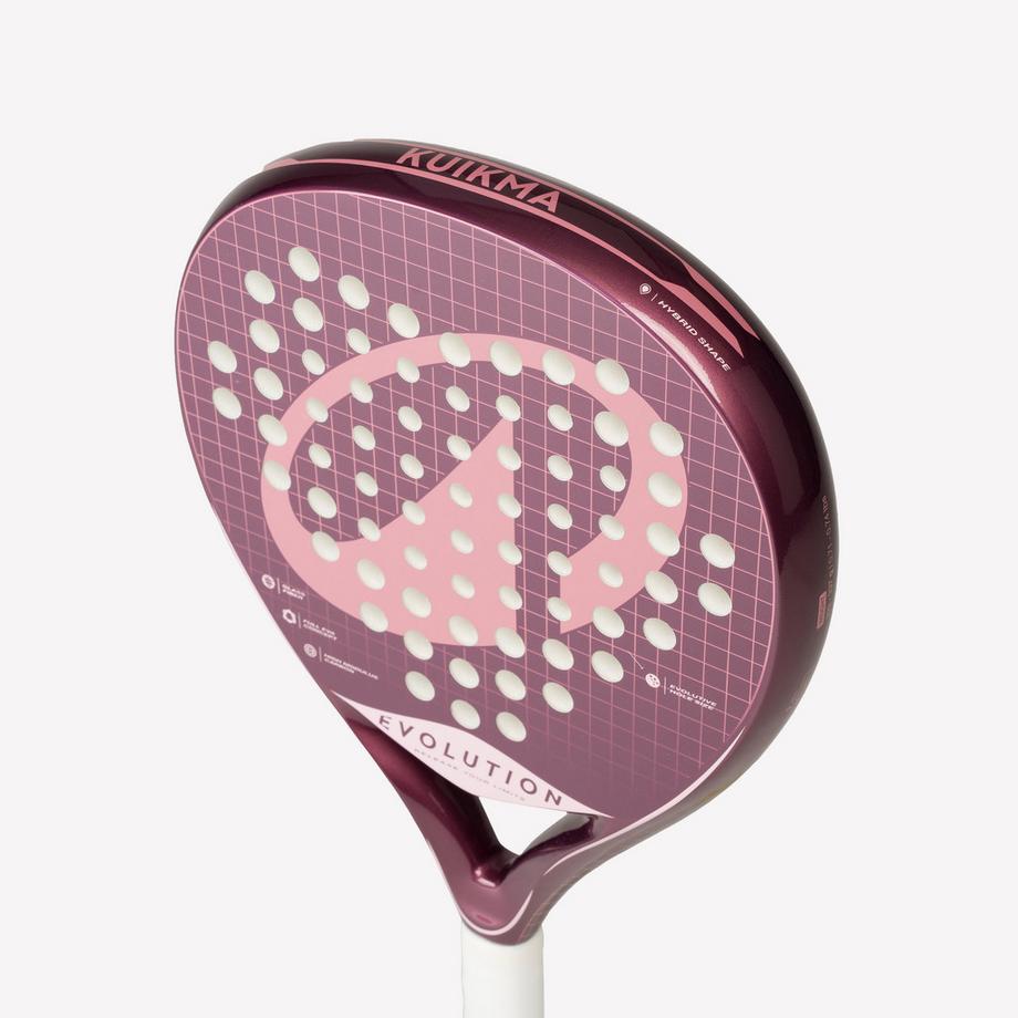 KUIKMA  Racchetta da padel bambino 9-12 anni versatile fibra di vetro 