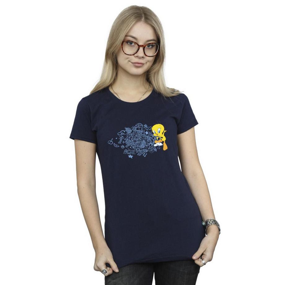 LOONEY TUNES Tweety Bird T-Shirt Grafica  