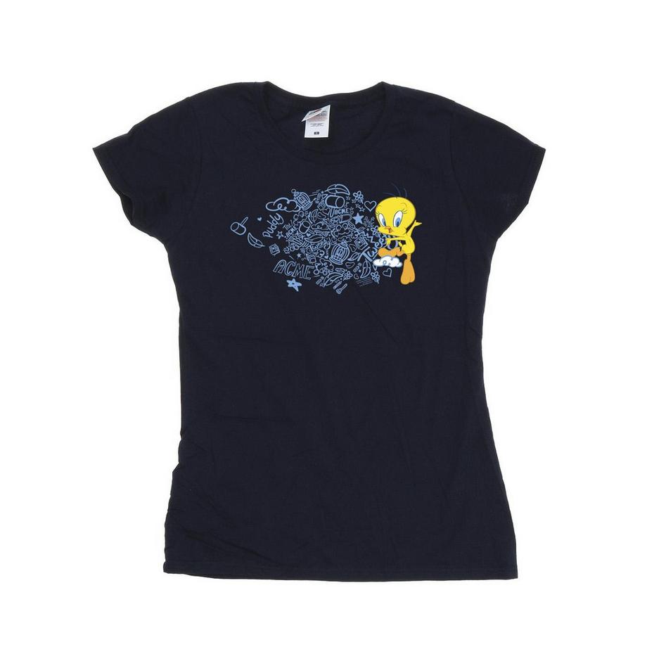 LOONEY TUNES Tweety Bird T-Shirt Graphique  