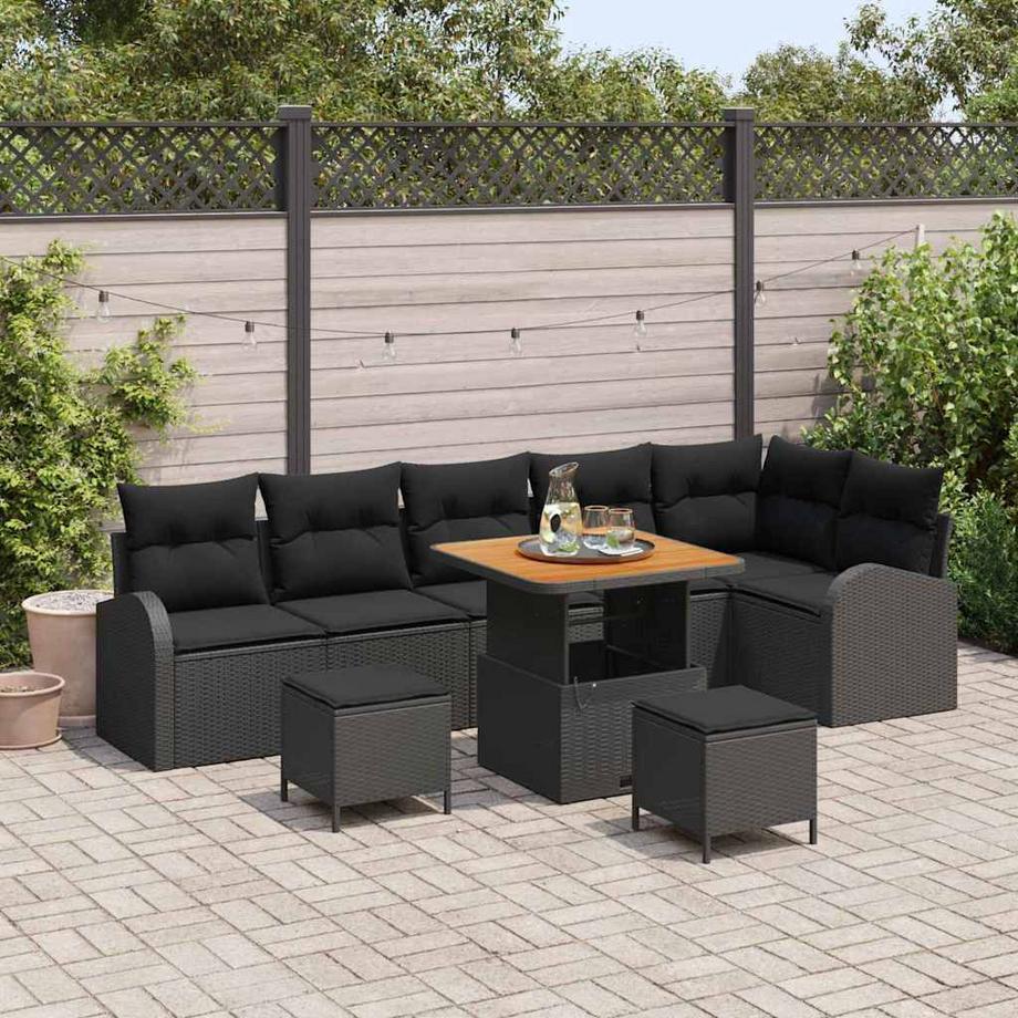VidaXL Garten-sofa poly-rattan  